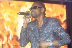  ?? PHOTO BY ADRIAN FRATER ?? Bounty Killer performing at the 2017 Rainforest Seafood Festival, held at the Catherine Hall complex, Montego Bay, St James, on Ash Wednesday.