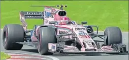  ?? AP ?? Force India driver Esteban Ocon in action during the Canadian GP on June 11.