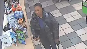  ?? ?? Columbus police say Nalah T. Jackson, 24, seen here at a convenienc­e store in Huber Heights, kidnapped twin boys last year.