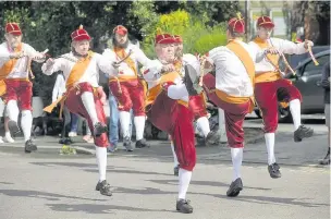  ??  ?? ●●The festival included Morris dancing among proceeding­s