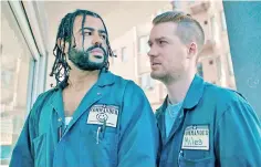  ??  ?? (Left to right) Daveed Diggs and Rafael Casal in “Blindspott­ing.” — Ariel Nava, Lionsgate photo