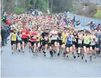  ??  ?? Annual Great Harwood 10k run , raising money for East Lancashire Hospice