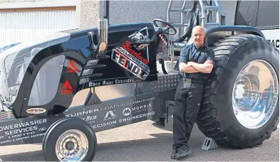  ?? Picture: Dougie Nicolson. ?? Martin Ross will defend his title with his tractor, Dieselross, at Brechin.