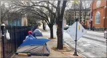  ?? BILL TORPY/AJC ?? State officials said a metro Atlanta facility, which was not identified, has capacity for 50 people who may be homeless.