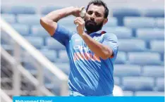  ??  ?? Mohammed Shami