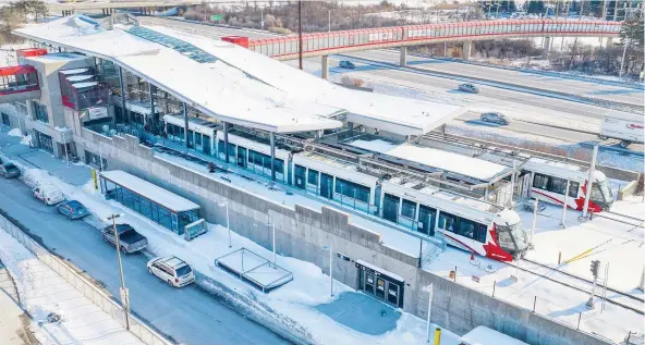  ??  ?? The deadline for the Rideau Transit Group to hand over the completed LRT system to the City of Ottawa is March 31. The city has expressed concern that it won’t be completed on time.