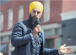  ?? DARRYL DYCK THE CANADIAN PRESS FILE PHOTO ?? The federal Liberals have delayed the byelection vote in Burnaby South, where NDP Leader Jagmeet Singh will run, until sometime next year.