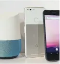  ??  ?? Google Assistant comes on the Google Home speaker and Android phones, and can be downloaded onto Apple mobile devices for free.