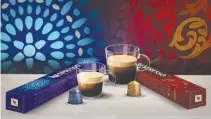  ??  ?? NESPRESSO’s new flavors are Caffe Venezia and Caffe Istanbul.