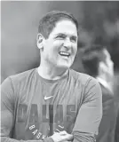  ?? RAJ MEHTA/USA TODAY SPORTS ?? “I’ve been a Hopscotch fan for forever and just talking to you, I look up to you for what you’ve been able to accomplish,” said Dallas Mavericks owner Mark Cuban.