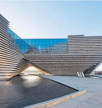  ?? ?? UP-AND-COMING: The V&A Dundee will merge with the fabric of the area in time.