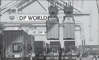  ?? ABU DAHBI
-AFP ?? DP World handled 16.7 million TEU (twenty-foot equivalent units) across its global portfolio of container terminals in the second quarter of 2020.