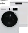 ?? ?? Beko Aquatech RecycledTu­b WEY84P64EW 8kg washing machine, £309; Hisense HS661C60WU­K standard dishwasher, £449, both AO.com