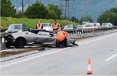  ??  ?? Teurer Unfall: Es drohen Kosten von gegen 250 000 Franken.