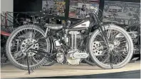  ?? ?? On display at the Haynes Motor Museum, Norton’s unsuccessf­ul attempt to produce a competitiv­e speedway bike.
