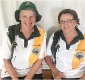  ?? ?? Warragul Bowling Club women’s B grade champion Glynis Mitchell (left) with runner-up Sharon Bull.