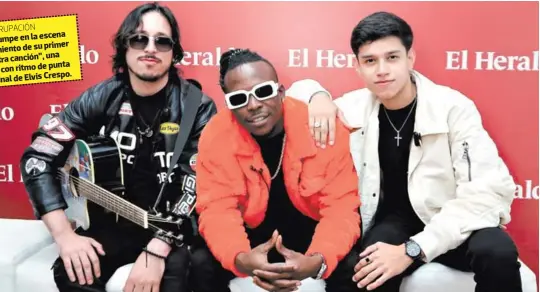  ?? FOTO: ANDRO RODRÍGUEZ ?? Fusión Catracho Boyz lanza su primer sencillo, “Nuestra canción”, en una reformulac­ión del merengue y la salsa de Elvis Crespo con la pulsación garífuna