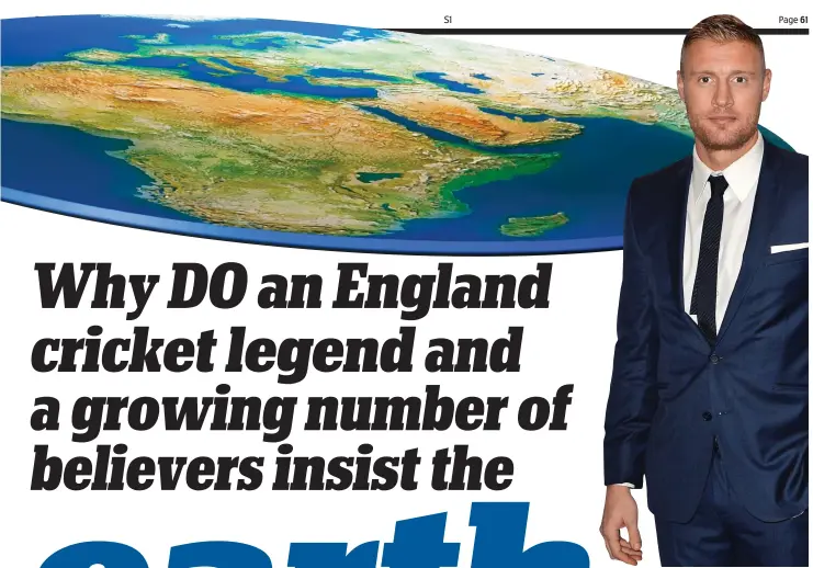  ?? Picture: REX ?? Bowled over: Andrew Flintoff is a fan of the oddball theory