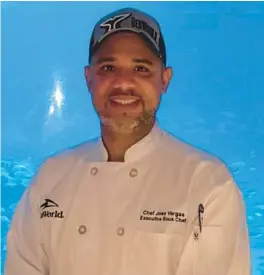  ?? SEAWORLD ORLANDO ?? Executive sous chef Jose Vargas’ background and influences include Milwaukee and Japan.