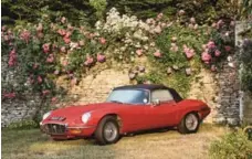  ??  ?? Pink Floyd drummer Nick Mason collects swanky cars and shows them off in his rose-filled garden to raise money for charity.