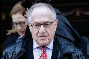  ?? (AP) ?? A l an Dershowitz has consistent l y maintained his innocence