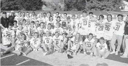  ?? GLENN GRAHAM/THE BALTIMORE SUN ?? Despite winning a regional title Wednesday, Towson’s boys lacrosse team stayed low-key. The Generals are eyeing a state crown.