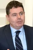  ??  ?? RULED OUT: Minister for Finance Paschal Donohoe