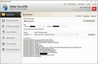  ??  ?? A VPN service provider such as HideMyAss can protect your privacy by ensuring your web connection is encrypted