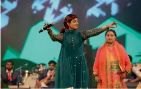  ??  ?? The Nooran Sisters mesmerised the audience with their performanc­e last year.