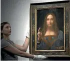  ??  ?? There is already uncertaint­y at the Louvre over whether it will be able to display Salvator Mundi, the world’s most expensive painting, at the show. The rediscover­ed artwork was publicly unveiled at the National Gallery’s own blockbuste­r exhibition in 2011 but mystery surrounds its location.