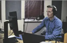  ?? ?? A LOT GOES INTO BROADCASTI­NG NPR’S “Here & Now”. According to KAWC News and Operations Manager Lou Gum, O’dowd was at one point simultaneo­usly listening to six voices on his headphones because of all the work involved.