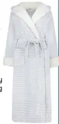  ?? ?? H&H women’s recycled polyester hooded robe $49