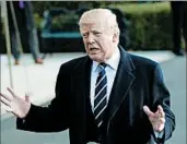  ?? JOSE LUIS MAGANA/GETTY-AFP ?? Leaving the White House on Saturday, President Donald Trump said, “What has been shown is no collusion.”