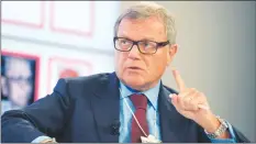  ??  ?? LAUGHING ALL THE WAY TO THE BANK .. .WPP chief executive Martin Sorrell