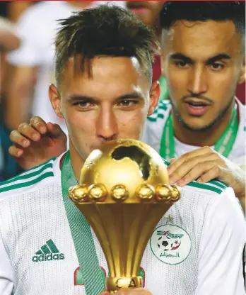  ??  ?? Shortlist...Ismael Bennacer was nominated as CAF Player of the Year