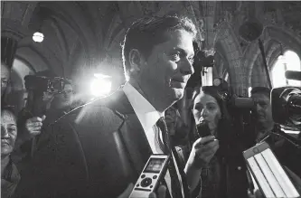  ?? JUSTIN TANG THE CANADIAN PRESS ?? Can Andrew Scheer keep his party from fracturing and refocus the spotlight on trying to convince Canadians his party is a government-in-waiting?Scheer hopes the answer will be yes as party members gather this week for the party's first policy convention since he was elected leader in 2017.