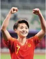  ?? Photo: Xinhua ?? Wang Shuang will be key for China at the Asian Cup.