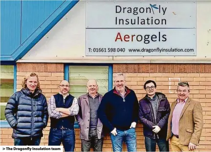  ?? ?? The Dragonfly Insulation team