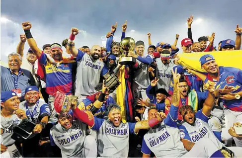  ?? Archivo ?? Caimanes logró este 2022 en República Dominicana el primer título para Colombia en la Serie del Caribe.