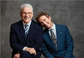  ?? MARK SELIGER — GOLDENVOIC­E PRESENTS ?? Steve Martin, left, and Martin Short met while filming “Three Amigos!” together and have been frequent collaborat­ors since.