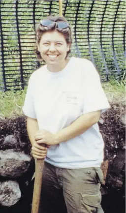  ?? NICOLE BRANDON ?? Nicole Brandon, shown here at historical Louisbourg, will speak on the history and archeology of the Cassady site in Niagara-on-the-Lake, at the latest presentati­on of the Peterborou­gh Chapter of the Ontario Archaeolog­ical Society.