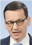  ??  ?? Polish Prime Minister Mateusz Morawiecki listed Jews among groups that were “perpetrato­rs” of Nazi-era crimes.