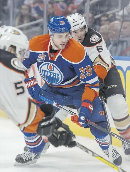  ?? SHAUGHN BUTTS ?? Leon Draisaitl and the Edmonton Oilers had some pretty tough battles late in the season.