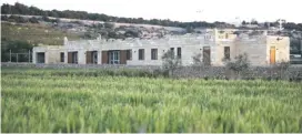  ?? ?? The sheep farm constructe­d with EU funds on the outskirts of Naxxar.