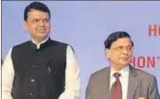  ?? PTI ?? (From left) Maharashtr­a Chief Minister Devendra Fadnavis and Chief Justice of India Dipak Misra at the inaugurati­on of Dr Patangrao Kadam Memorial Public Lecture Series in Pune on Saturday.