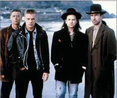  ??  ?? U2 in 1988 when they had their first UK number one with ‘Desire’.