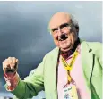  ??  ?? Missed match: Henry Blofeld is Blowers through and through