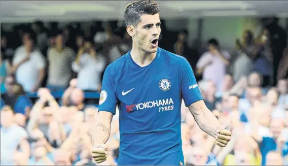  ?? FOTO: EFE ?? Morata ha anotado dos goles en tres partidos con el Chelsea en la Premier El exdelanter­o del Real Madrid quiere demostrar que tiene condicione­s para ser un titular indispensa­ble