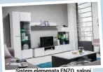  ??  ?? Sistem elemenata ENZO, saloni
nameštaja „Forma Ideale“