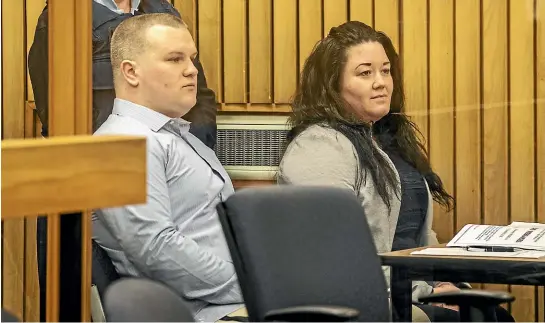  ?? BRADEN FASTIER/STUFF ?? Tyler Baillie, also known as Tyler Baillie-Harris, left, and Rose Morgan are on trial in the High Court at Nelson, charged with the murder of TraceyAnne Harris in Stoke in February 2016.